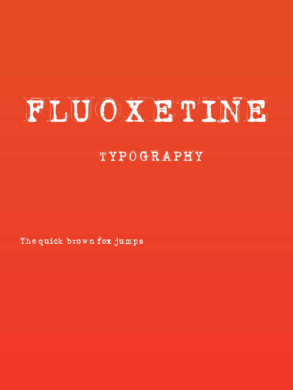 Fluoxetine Poster