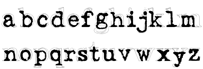 Fluoxetine Font LOWERCASE