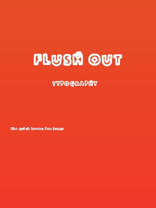 Flush Out Poster