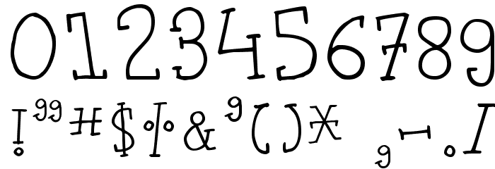 FlutSaus Font OTHER CHARS