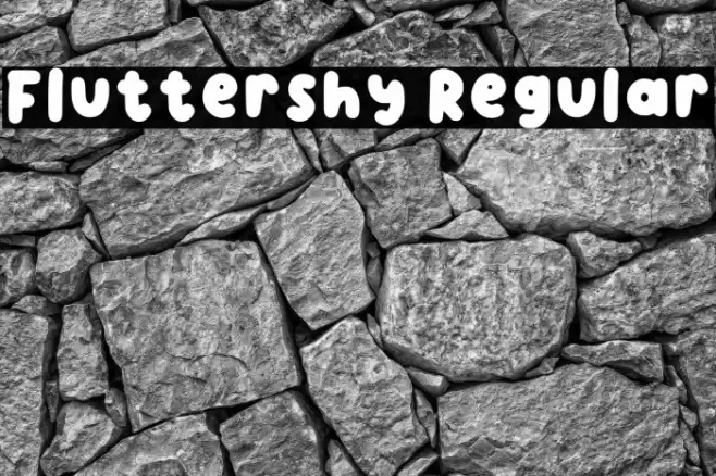Fluttershy Regular Font examples
