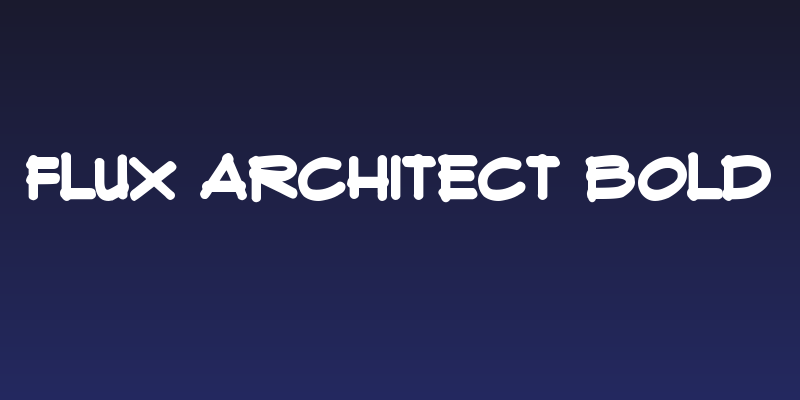 Flux Architect Bold Social Header