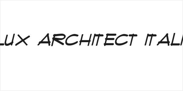 Flux Architect Italic Logo