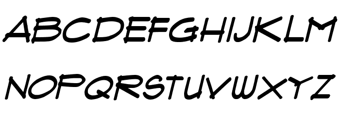 Flux Architect Italic Font LOWERCASE