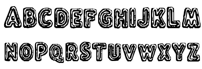 Flux Capacitor Font LOWERCASE