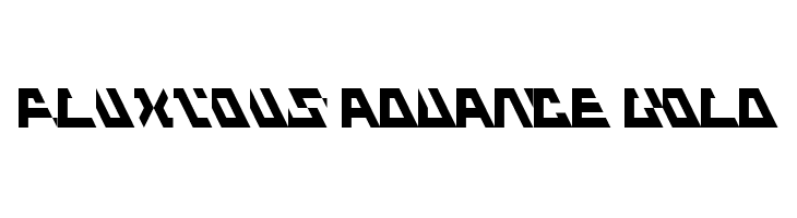 Fluxious Advance Bold  नि: शुल्क फ़ॉन्ट्स डाउनलोड