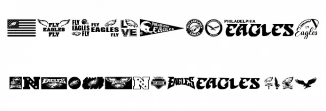 Fly Eagles Fly Font OTHER CHARS