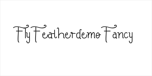 Fly Featherdemo Fancy Logo