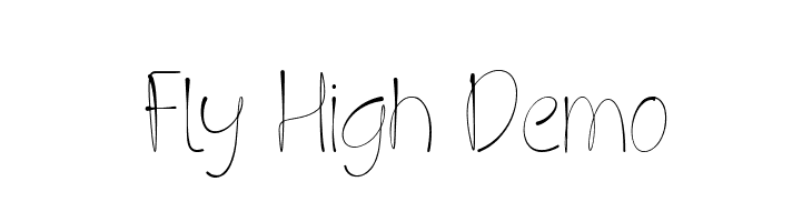 Fly High Demo  Descarca Fonturi Gratis