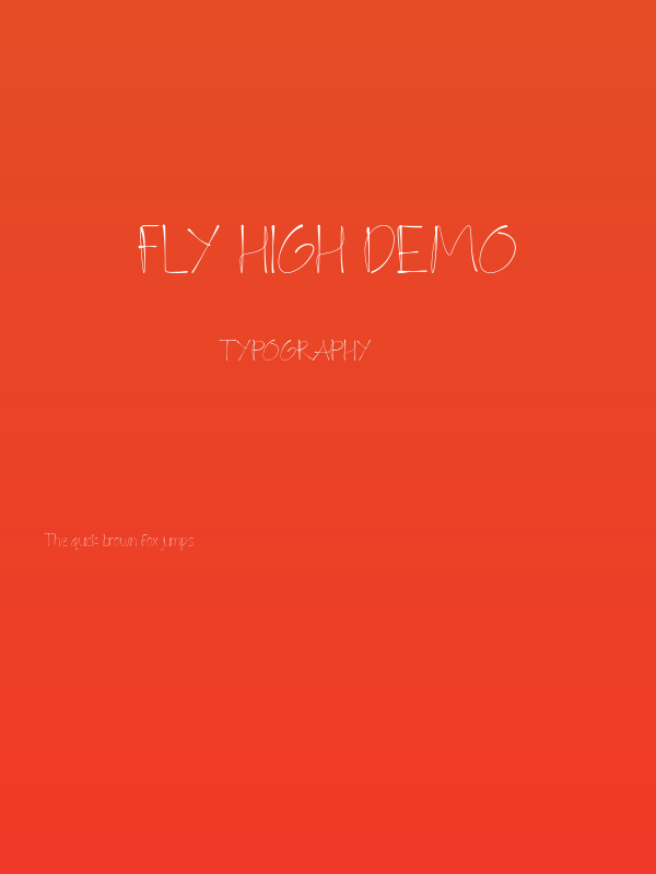 Fly High Demo Poster