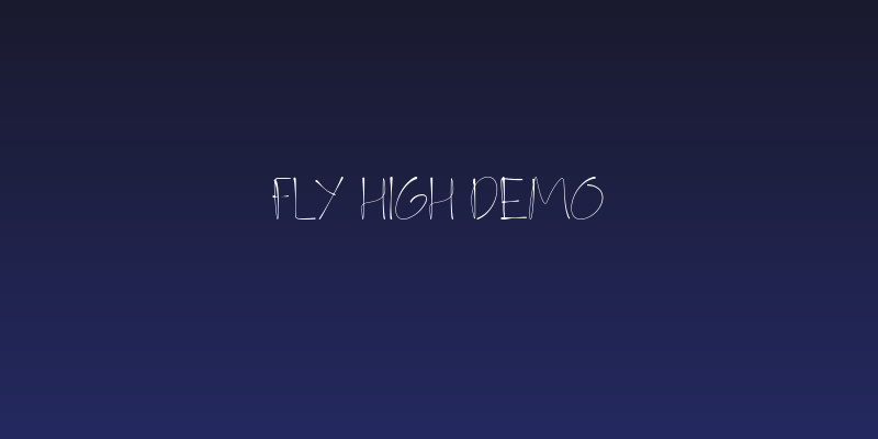 Fly High Demo Social Header