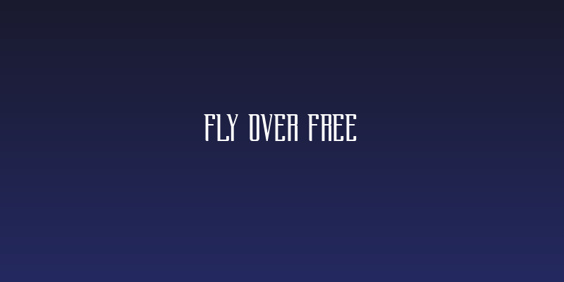Fly Over FREE Social Header