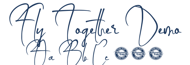 Fly Together Demo Font Preview