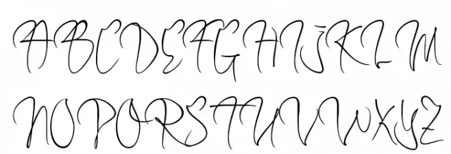 Fly Together Demo Font Litere mari