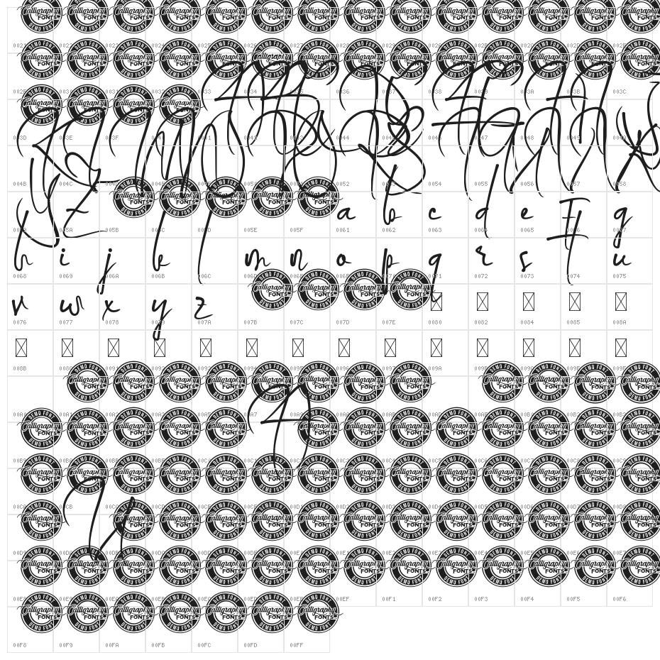 Fly Together Demo Character Map