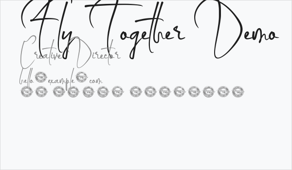 Fly Together Demo Business Card