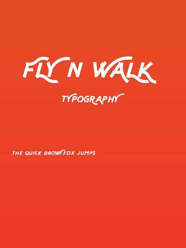 Fly n Walk  Poster