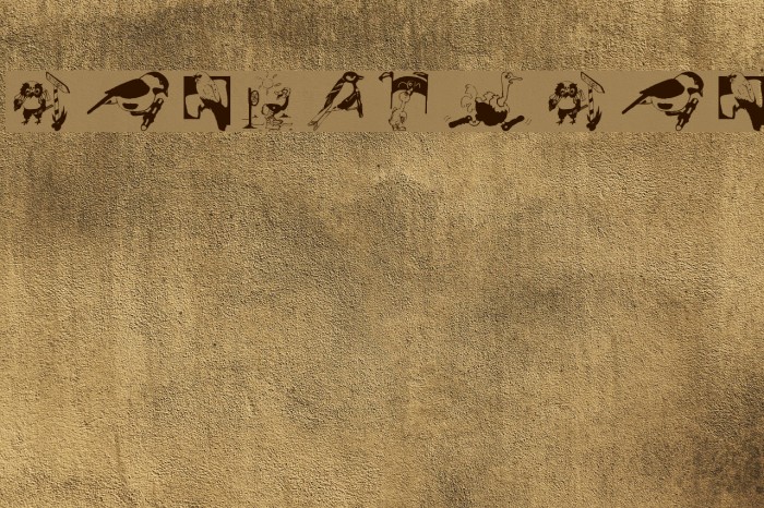 FlyBirdFly Font examples