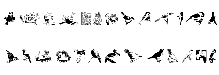 FlyBirdFly Font LOWERCASE