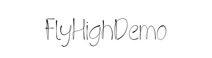 FlyHighDemo  नि: शुल्क फ़ॉन्ट्स डाउनलोड