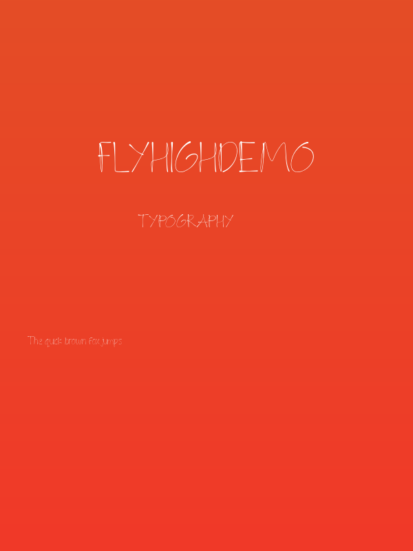 FlyHighDemo Poster