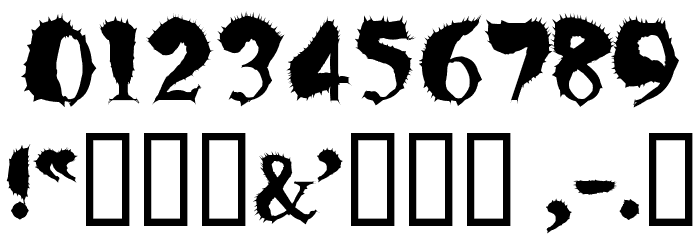 FlyLegs Font OTHER CHARS