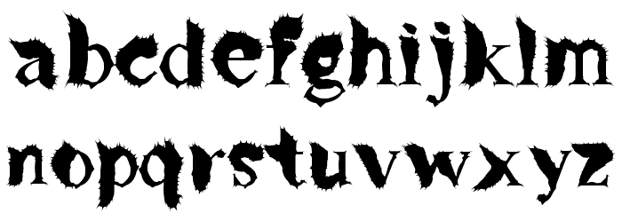FlyLegs Font LOWERCASE