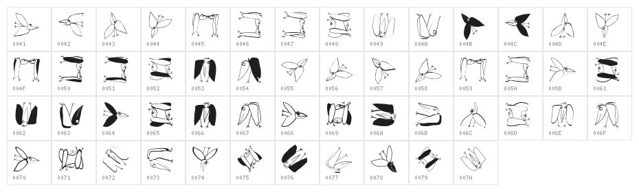 FlyOnYou Character Map