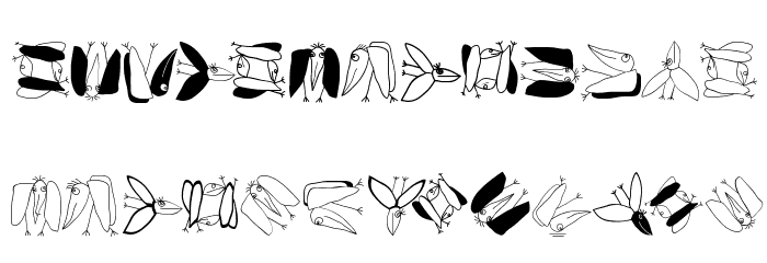 FlyOnYou Font LOWERCASE