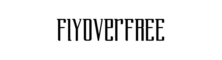 FlyOverFREE  Frei Schriftart Herunterladen