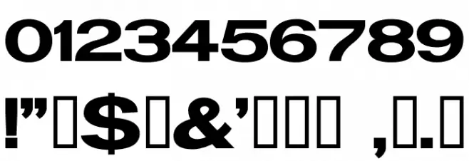 FlyTrap Extended Font OTHER CHARS