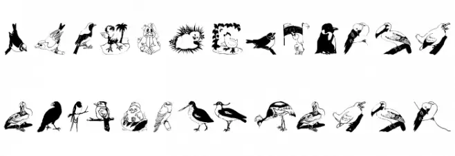 FlyWithMe Font Litere mari