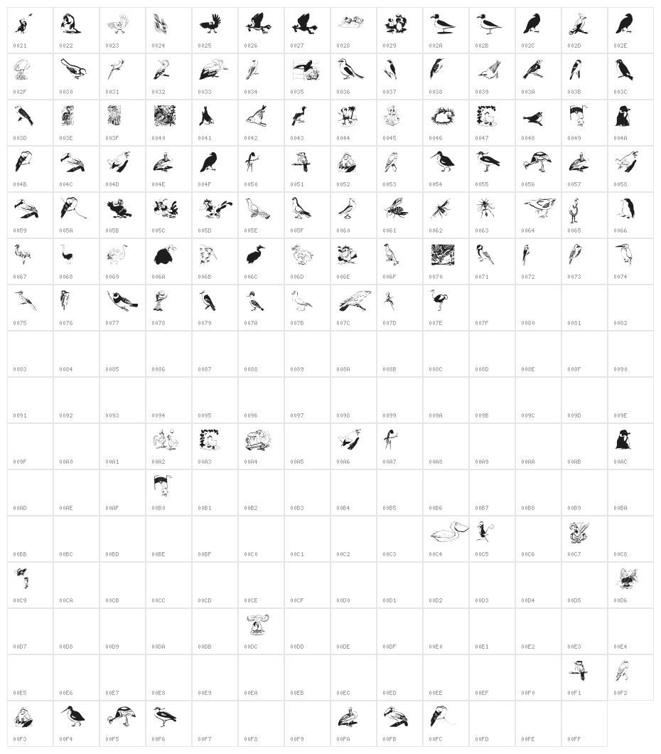 FlyWithMe Character Map