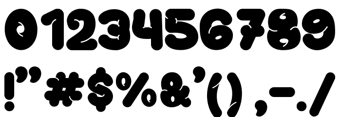 Flyas Smeling Font OTHER CHARS