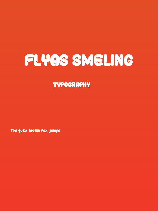 Flyas Smeling Poster