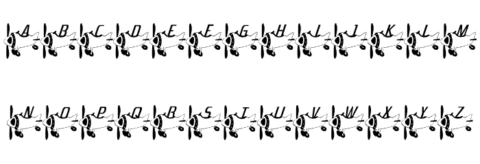 Flyaway Font LOWERCASE
