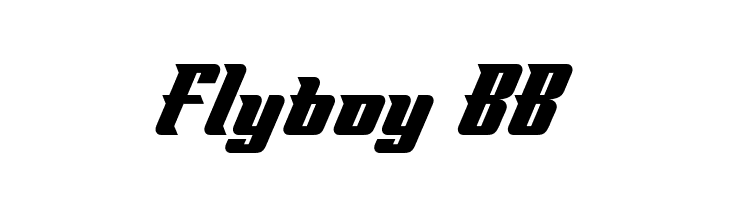 Flyboy BB  Frei Schriftart Herunterladen
