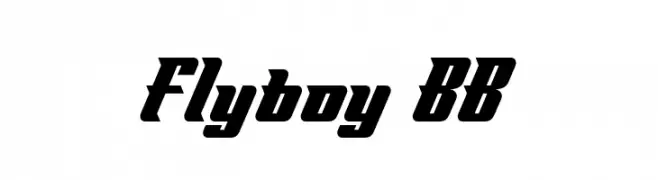 Flyboy BB  font caratteri gratis