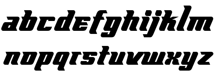 Flyboy BB Font LOWERCASE