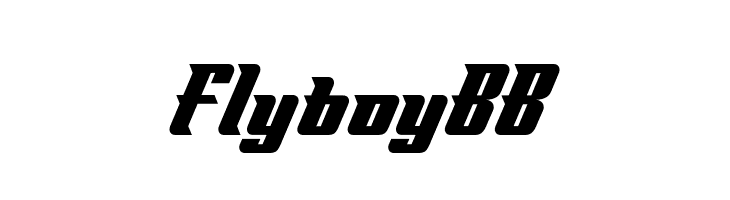 FlyboyBB  font caratteri gratis
