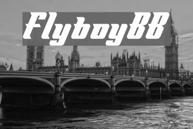 FlyboyBB Font examples