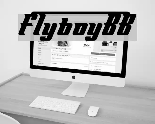 FlyboyBB Font examples