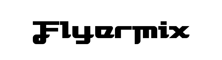 Flyermix  font caratteri gratis