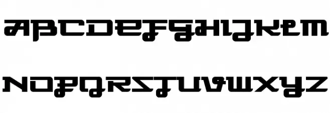 Flyermix फ़ॉन्ट अपरकेस