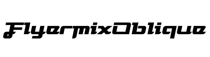 FlyermixOblique  Скачать бесплатные шрифты