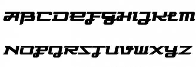 FlyermixOblique Schriftart Groß