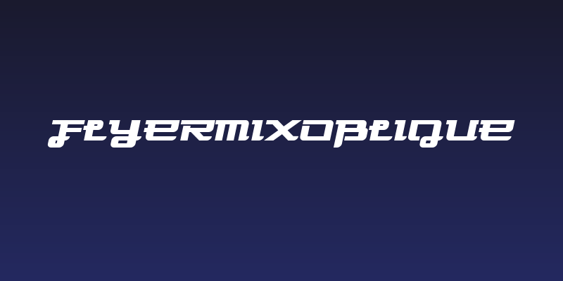 FlyermixOblique Social Header