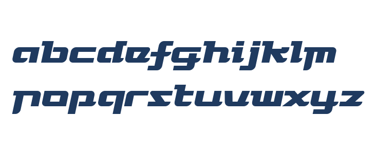 FlyermixOblique Lowercase