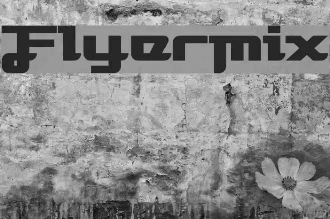 Flyermix Font examples