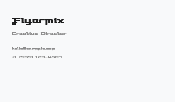 Flyermix Business Card